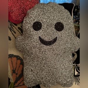 Silver Viral Ghost Pillow